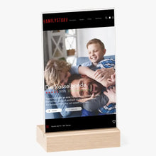 Load image into Gallery viewer, Gepersonaliseerde acrylglas Netflix hoes &quot;Familystory&quot; voor de hele familie
