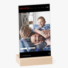 Load image into Gallery viewer, Gepersonaliseerde acrylglas Netflix hoes &quot;Familystory&quot; voor de hele familie
