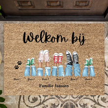 Load image into Gallery viewer, Welkom bij onze familie - Persoonlijke familie deurmat
