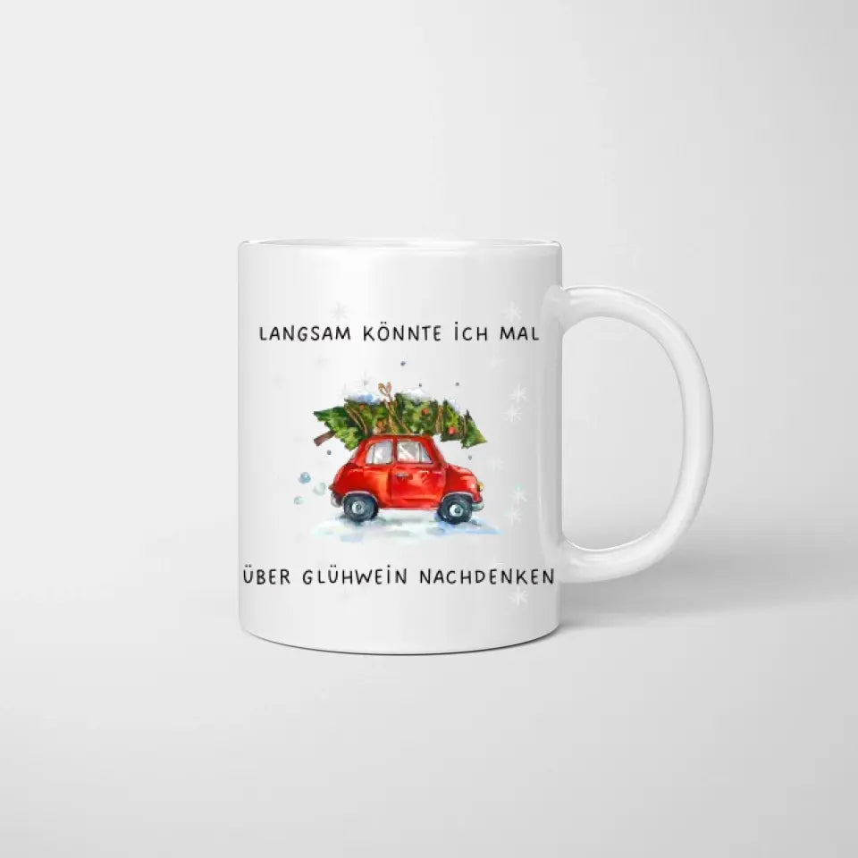 Glühwein Zeit - Mug personnalisé pour les amies (2-4 femmes)