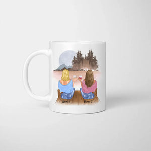 Best Friends with Drinks - Personalized Mug (2-4 Persons)