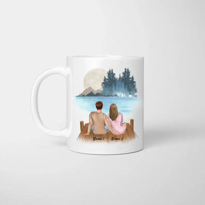 Couple on the Pier - Personalized Mug