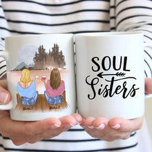 Load image into Gallery viewer, Best Sisters with Drinks - Personalized Mug (2-3 Persons)
