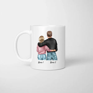 Tes pets puent, je t'aime - Mug personnalisé pour couple (homme & femme), cadeau partenaire