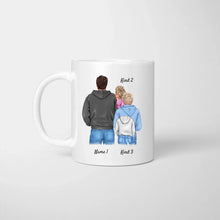 Load image into Gallery viewer, Dad with children - Personalized Mug (1-3 children, teenager)
