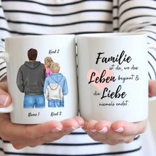 Load image into Gallery viewer, Dad with children - Personalized Mug (1-3 children, teenager)
