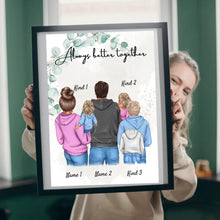 Afbeelding in Gallery-weergave laden, Mijn Familie Poster - Persoonlijke Poster (1-4 kinderen)
