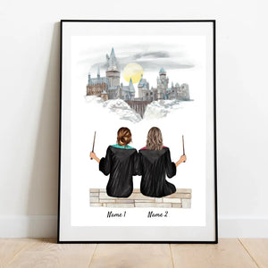 Best Witches - Personalized Poster (2-3 Persons)