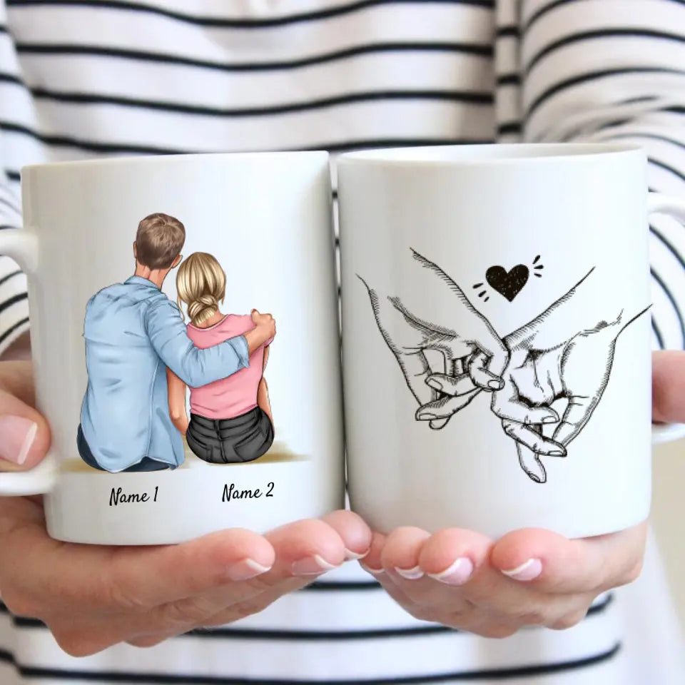 In deinen Armen - Personalisierte Pärchen-Tasse (Geschenk für den Partner)