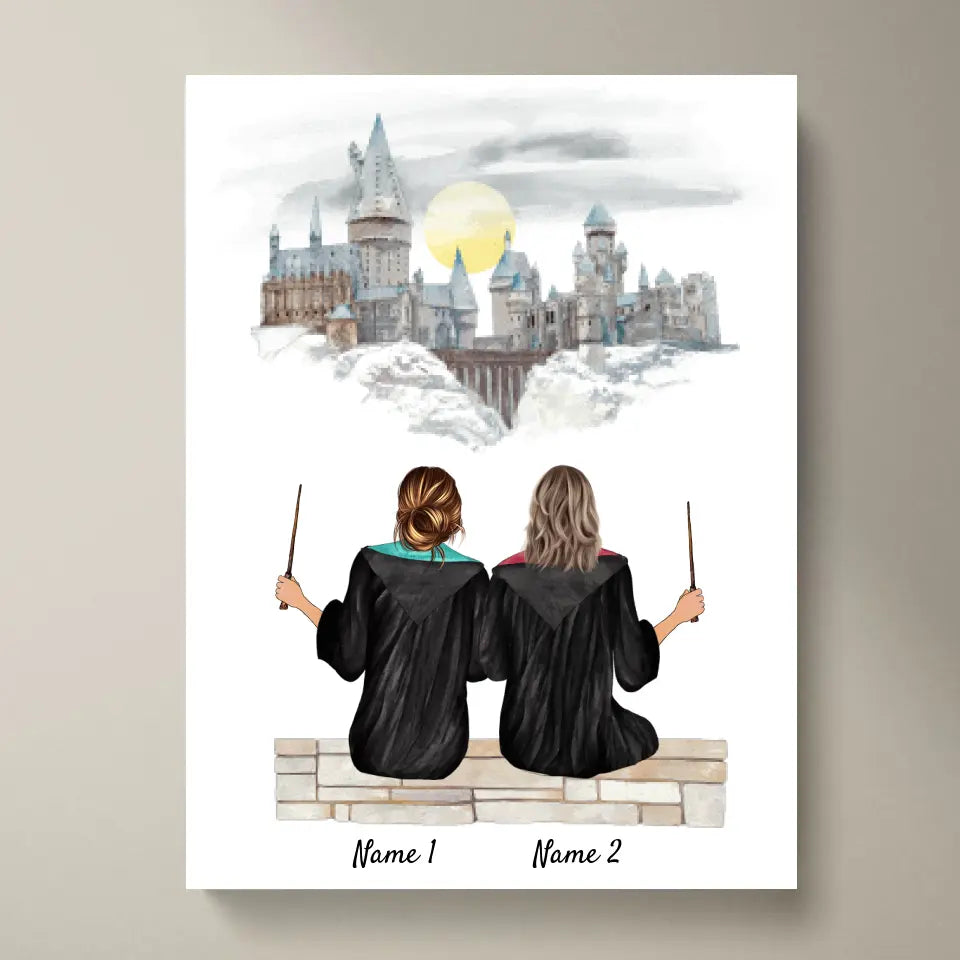 Best Witches - Personalized Poster (2-3 Persons)