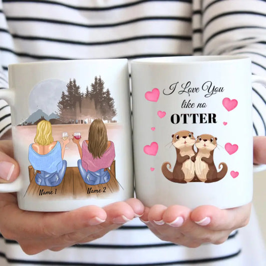 Like no otter - Gepersonaliseerde mok voor vrienden en collega's (2-4 personen) 