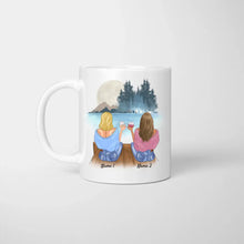 Load image into Gallery viewer, Ganz dünnes Eis - Personalisierte Tasse Kolleginnen, Geburtstag, Abschied, Jobwechsel, Büro (2-4 Personen)
