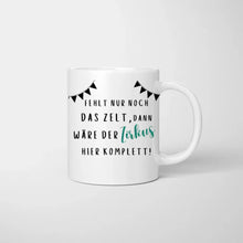 Laden Sie das Bild in den Galerie-Viewer, Fehlt nur noch das Zelt, dann wäre der Zirkus komplett - Personalisierte Tasse Kolleginnen, Geburtstag, Abschied, Jobwechsel, Büro (2-4 Personen)
