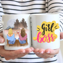 Afbeelding in Gallery-weergave laden, Girl Boss - Gepersonaliseerde vriendinnenmok (2-4 vrouwen)
