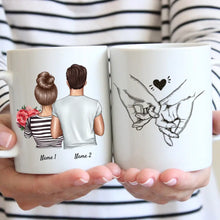 Load image into Gallery viewer, Happy Couple with Children - Personalized Mug
