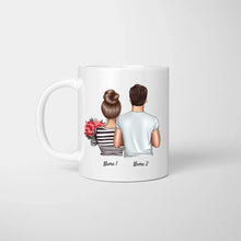 Load image into Gallery viewer, Happy Couple with Children - Personalized Mug

