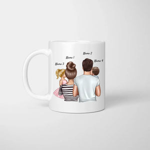 Best Parents with Children - Personalized Mug (1-4 Children)