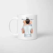 Afbeelding in Gallery-weergave laden, Lieber Papa, vielen Dank für überhaupt alles! - Personalisierte Tasse für Väter (Vatertag 1-4 Kinder)
