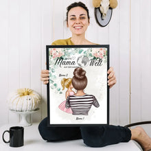 Laden Sie das Bild in den Galerie-Viewer, Der schönste Weg ist der gemeinsame - Personalisiertes Poster Muttertag (Mama mit Kindern)

