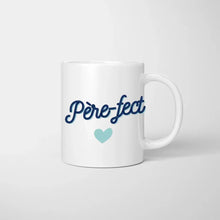 Laden Sie das Bild in den Galerie-Viewer, Père-fect - Mug personnalisé (Fête des pères, 1-4 enfants)
