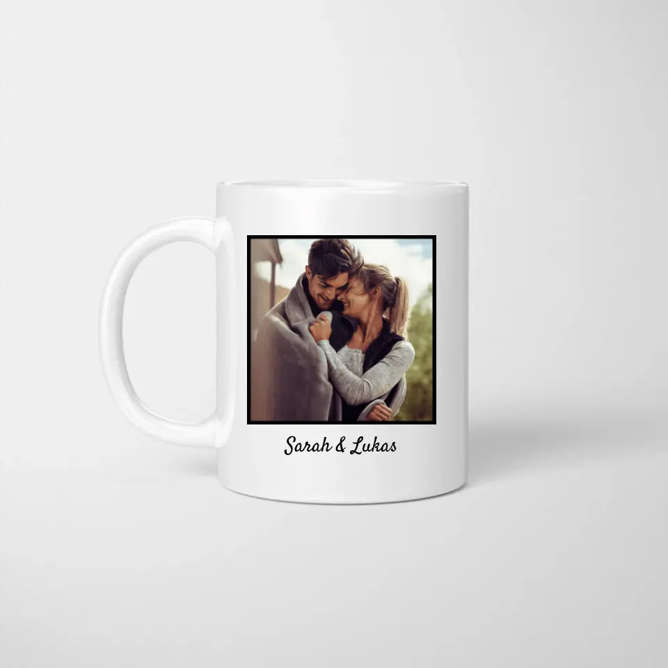 Bestes Pärchen - Personalisierte Foto-Tasse