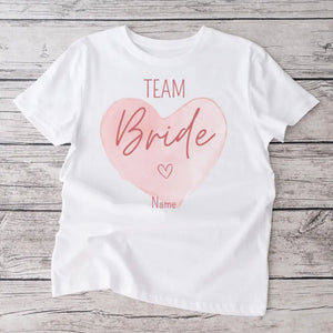 T-shirt personnalisé JGA Team mariée, T-shirt femmes, T-shirt enterrement de vie de garçon, T-shirt demoiselle d'honneur - T-shirt personnalisé (100% coton, unisexe)