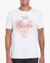 Afbeelding in Gallery-weergave laden, Gepersonaliseerd JGA T-Shirt Team Bruid, T-shirt Dames, Stag Party T-Shirt, T-shirt Bruidsmeisje - Gepersonaliseerd T-Shirt (100% Katoen, Unisex)
