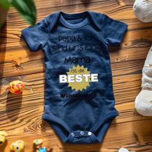 Load image into Gallery viewer, Mama is de beste - Gepersonaliseerde baby onesie/romper, 100% biologisch katoen
