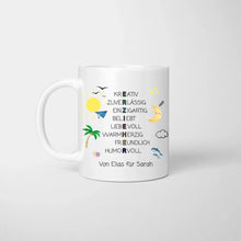 Laden Sie das Bild in den Galerie-Viewer, Erzieherin, Erzieher Abschied Geschenk - Personalisierte Tasse, Abschiedsgeschenk, Erzieher, Kindergarten, Schule, Lehrer, Tagesmutter
