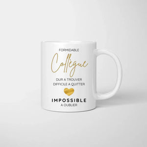 Collègue redoutable - Mug personnalisé (2-4 personnes)