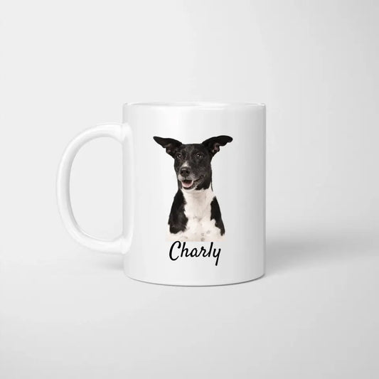 Pet on Mug - Tasse photo personnalisée (téléchargez votre propre photo et supprimez l’arrière-plan) 