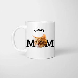 Personalisierte Haustiermama Foto Tasse (Gesicht auf Tasse)