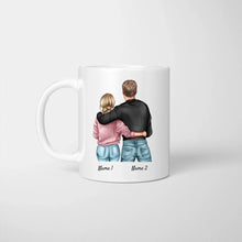 Charger l&#39;image dans la galerie, Pas besoin de Google, ma femme sait tout mieux de toute façon - Mug couple personnalisé 
