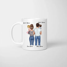 Charger l&#39;image dans la galerie, Nous sommes une famille, Ma famille - parents avec enfants - Mug personnalisé (1-4 enfants)
