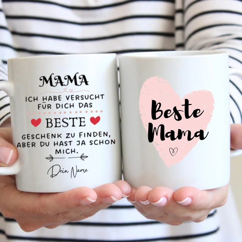 Meilleur cadeau pour maman - Mug personnalisé (maman, papa, mamie, papy)