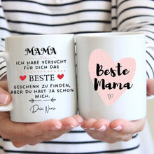 Afbeelding in Gallery-weergave laden, Beste cadeau voor mama - Gepersonaliseerde mok (mama, papa, oma, opa)
