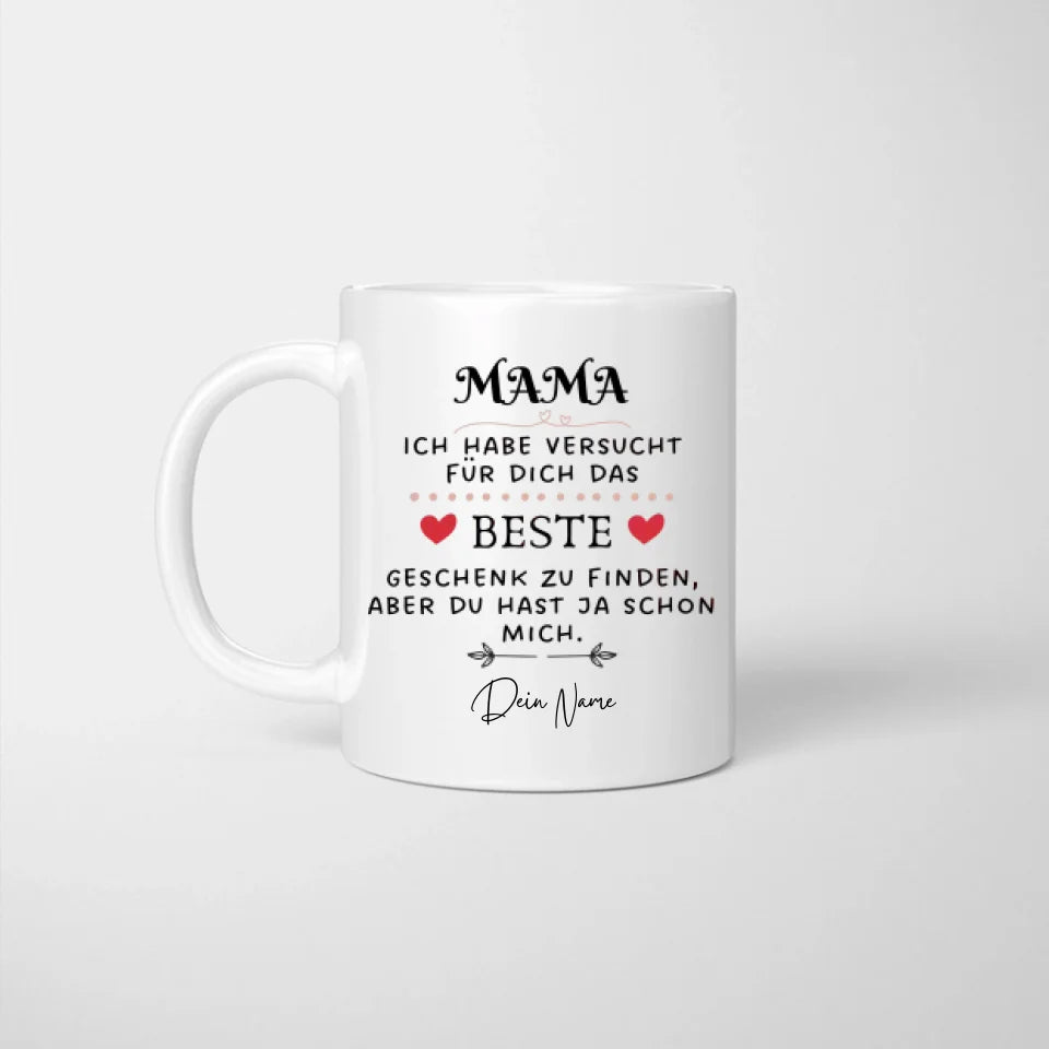 Meilleur cadeau pour maman - Mug personnalisé (maman, papa, mamie, papy)