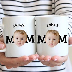 Personalisierte Mama/Papa Foto Tasse (Gesicht Kind/Baby auf Tasse) - Einfach Foto hochladen