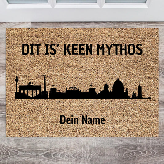 Berlin Skyline - Gepersonaliseerde deurmat