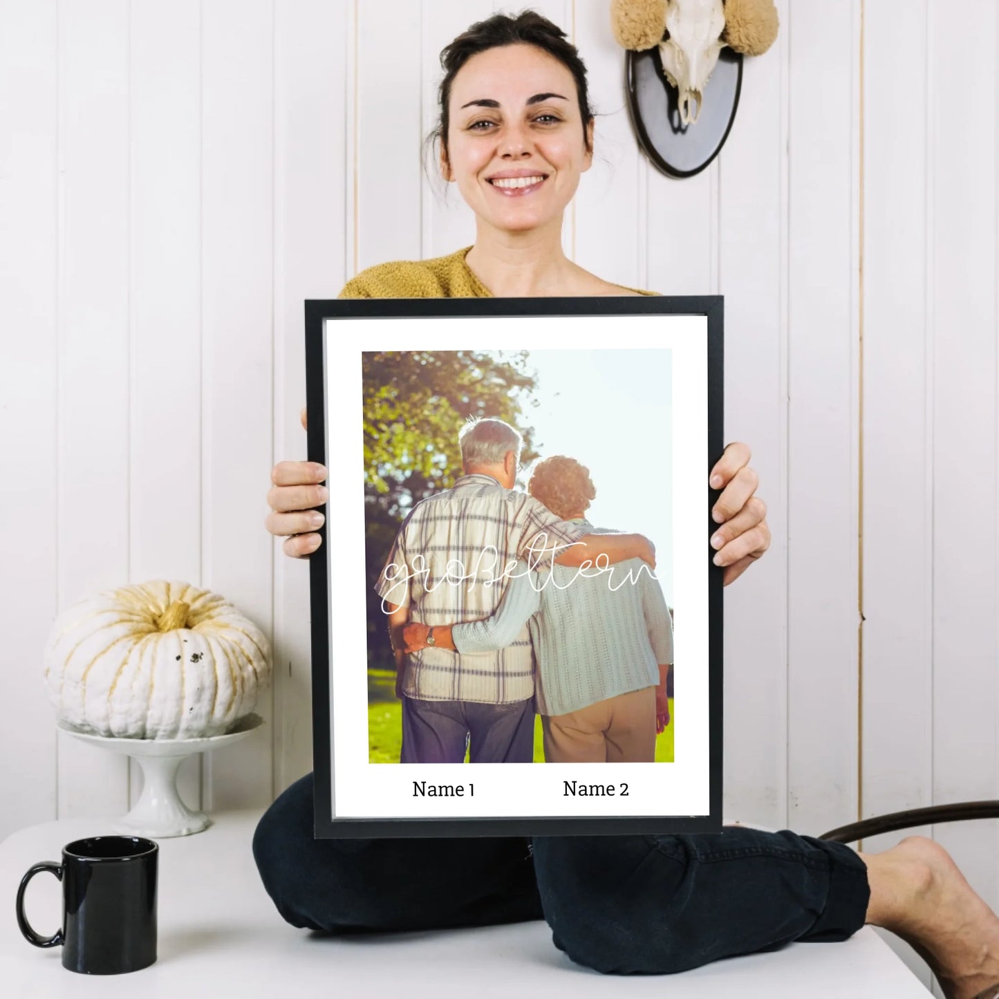 Grootouders - Gepersonaliseerde fotoposter oma en opa