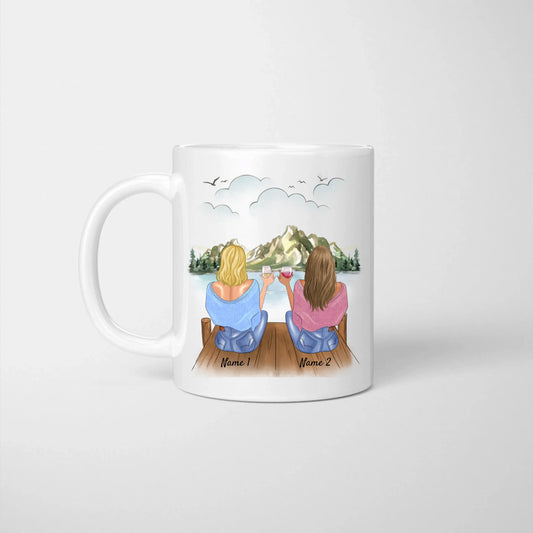 Definition Lieblingskollegin - Personalisierte Tasse Kolleginnen (2-4 Personen)