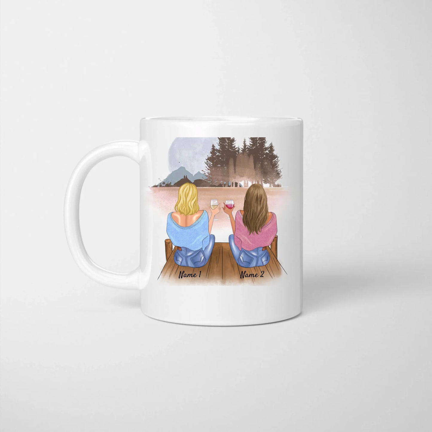 Dat is het! Ik ga nu breien - Gepersonaliseerde mok (2-4 personen) voor vrienden, collega's, broers en zussen, brei-/haakcadeau
