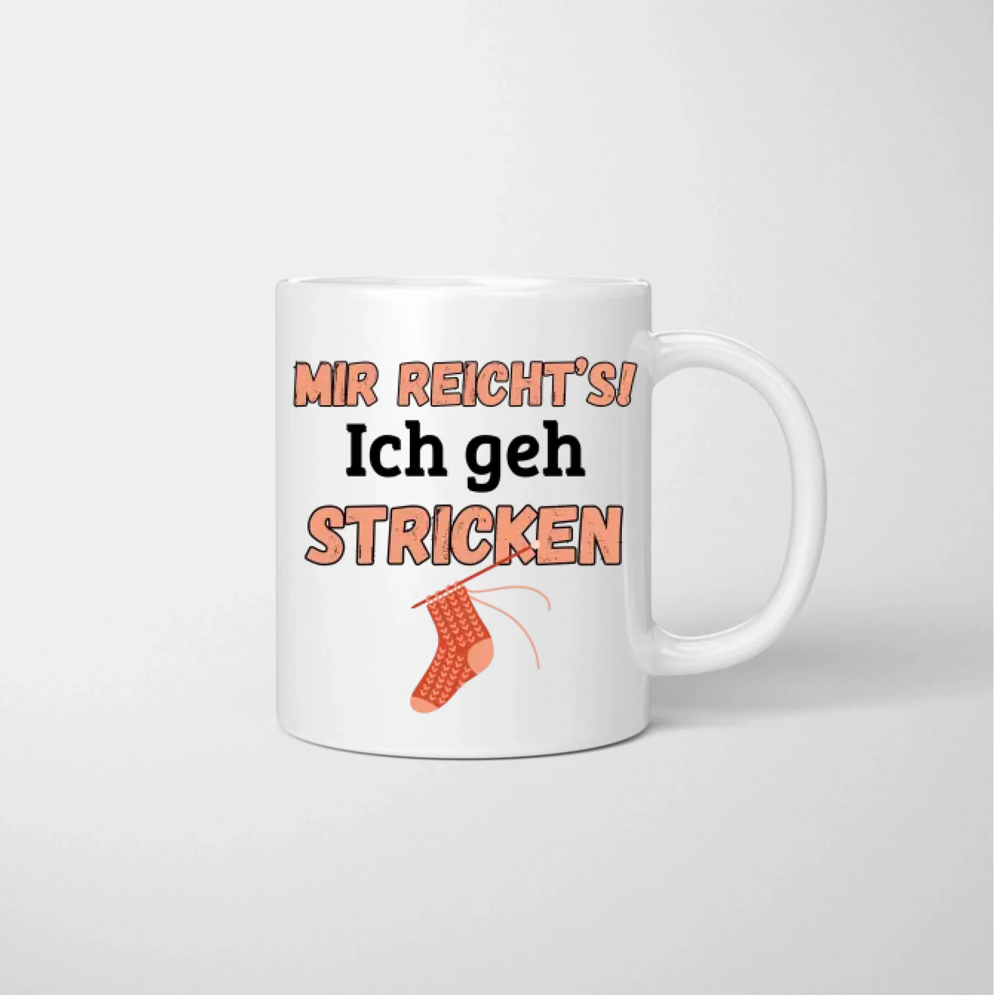 Dat is het! Ik ga nu breien - Gepersonaliseerde mok (2-4 personen) voor vrienden, collega's, broers en zussen, brei-/haakcadeau