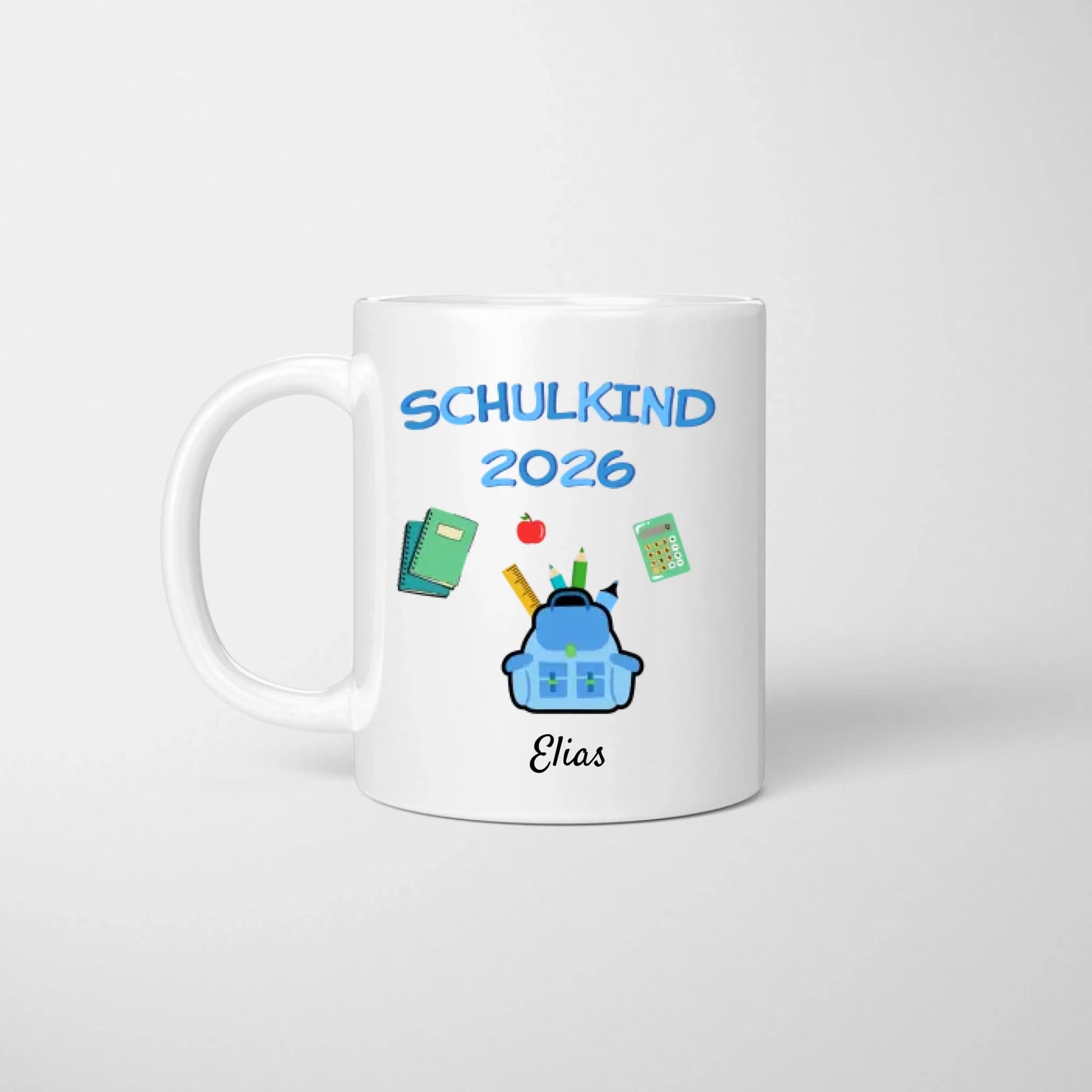 Schoolkind 2023 - Gepersonaliseerde schoolinschrijvingsbeker, leerling, 1e-5e klas
