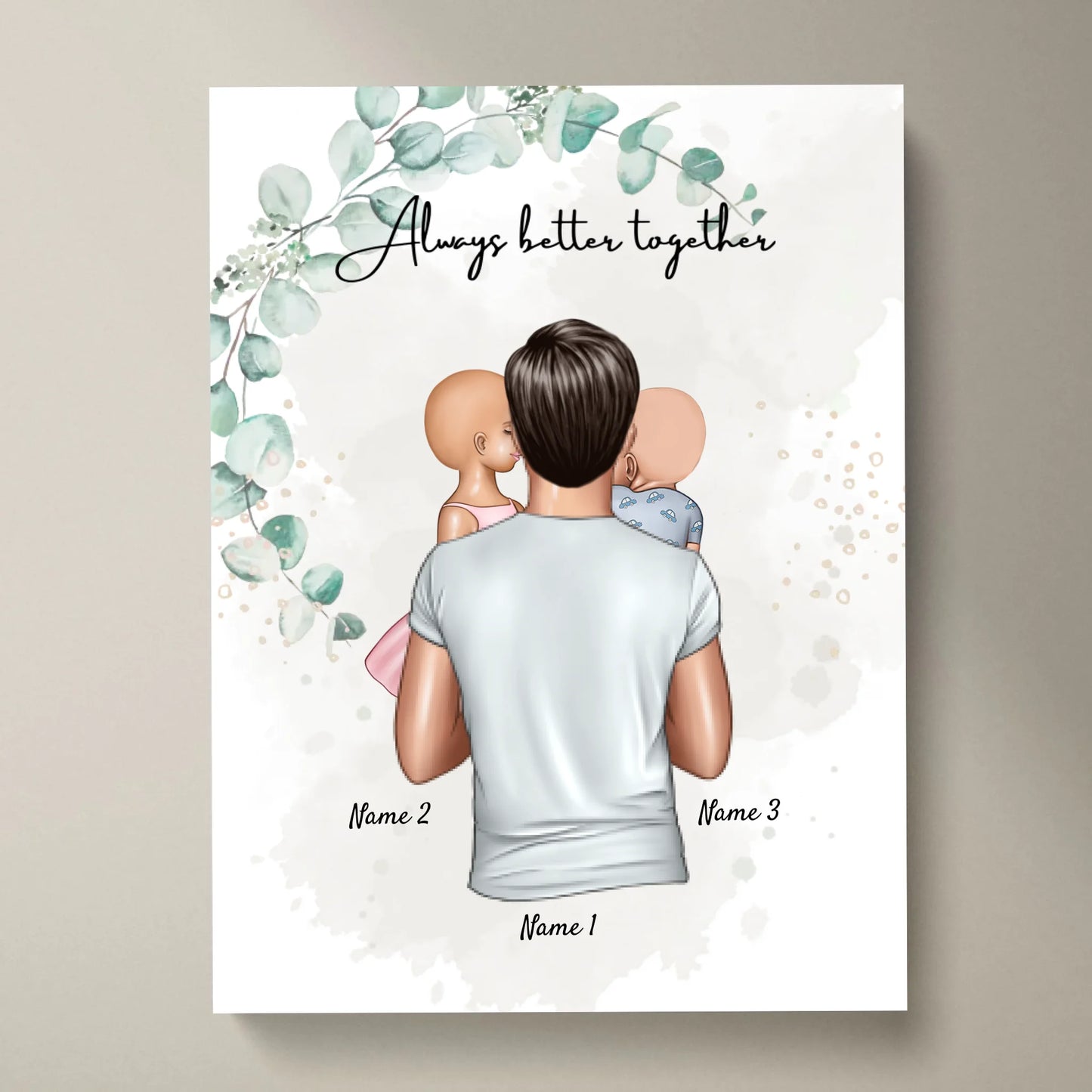Beste Papa - Persoonlijke Poster