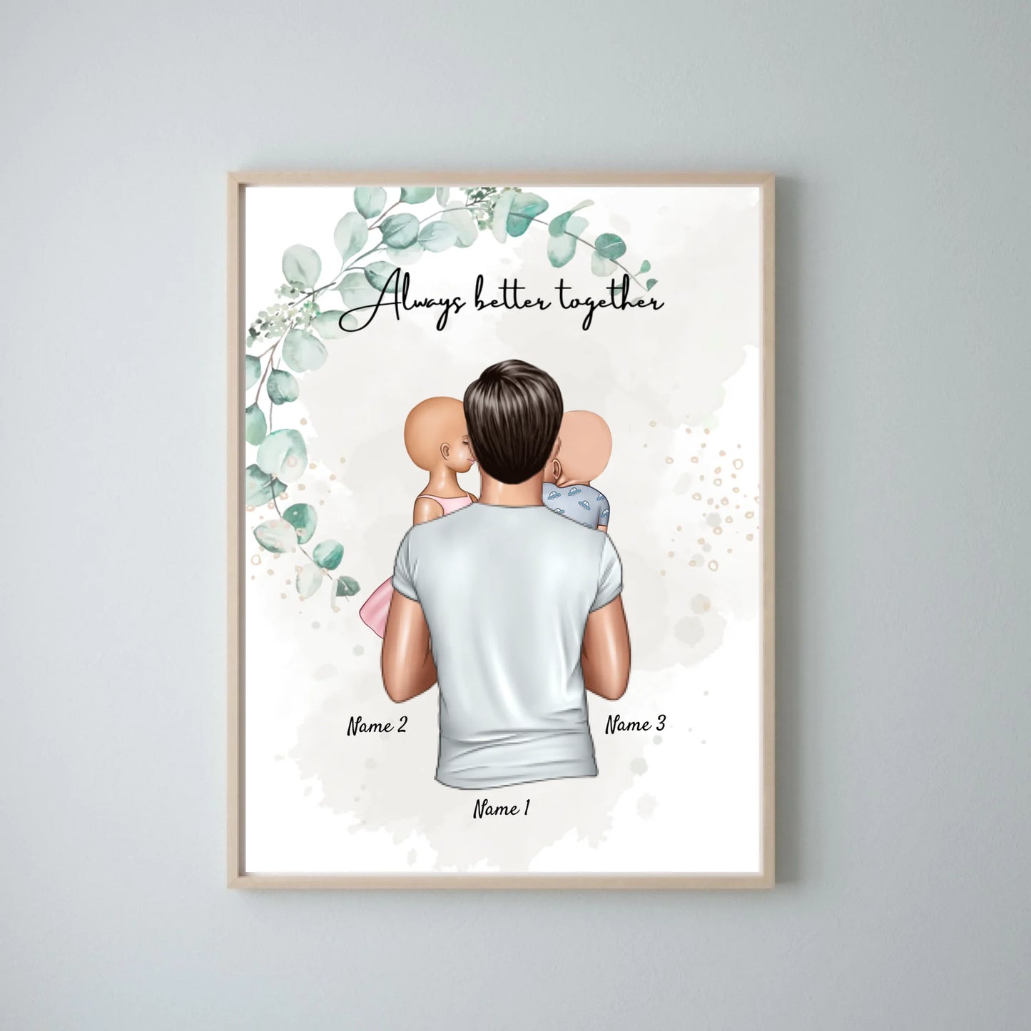 Beste Papa - Persoonlijke Poster
