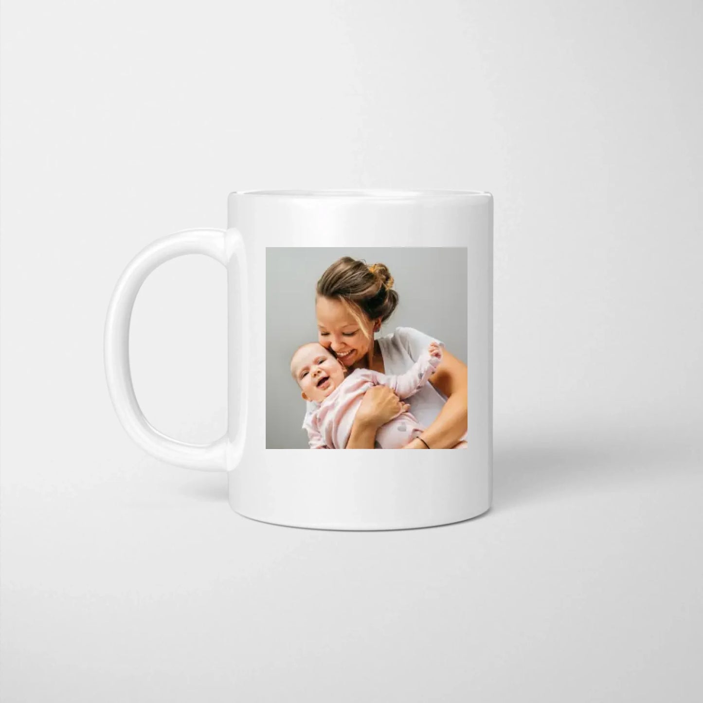 Tired moms club - Personalisierte Foto-Tasse für Mütter, zur Geburt