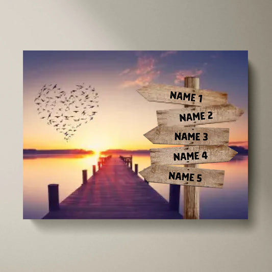 Onze Favoriete Plek - Persoonlijke Canvas (2 - 8 personen)