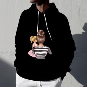 Beste Mama - Personalisierter Kapuzen-Pullover Unisex (Bis zu 4 Kinder)
