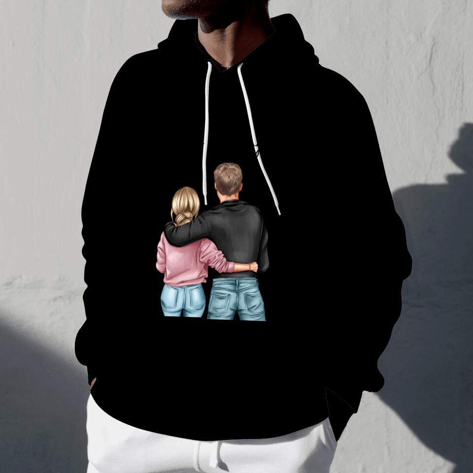 Beste koppel - Gepersonaliseerde Hoodie Unisex